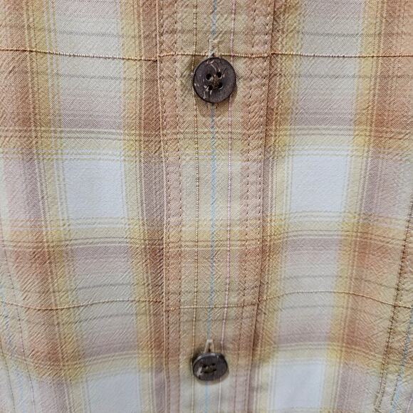 Men's Tommy Bahama Long Sleeve Plaid 100% Silk Shirt Size Small - Picture 7 of 10